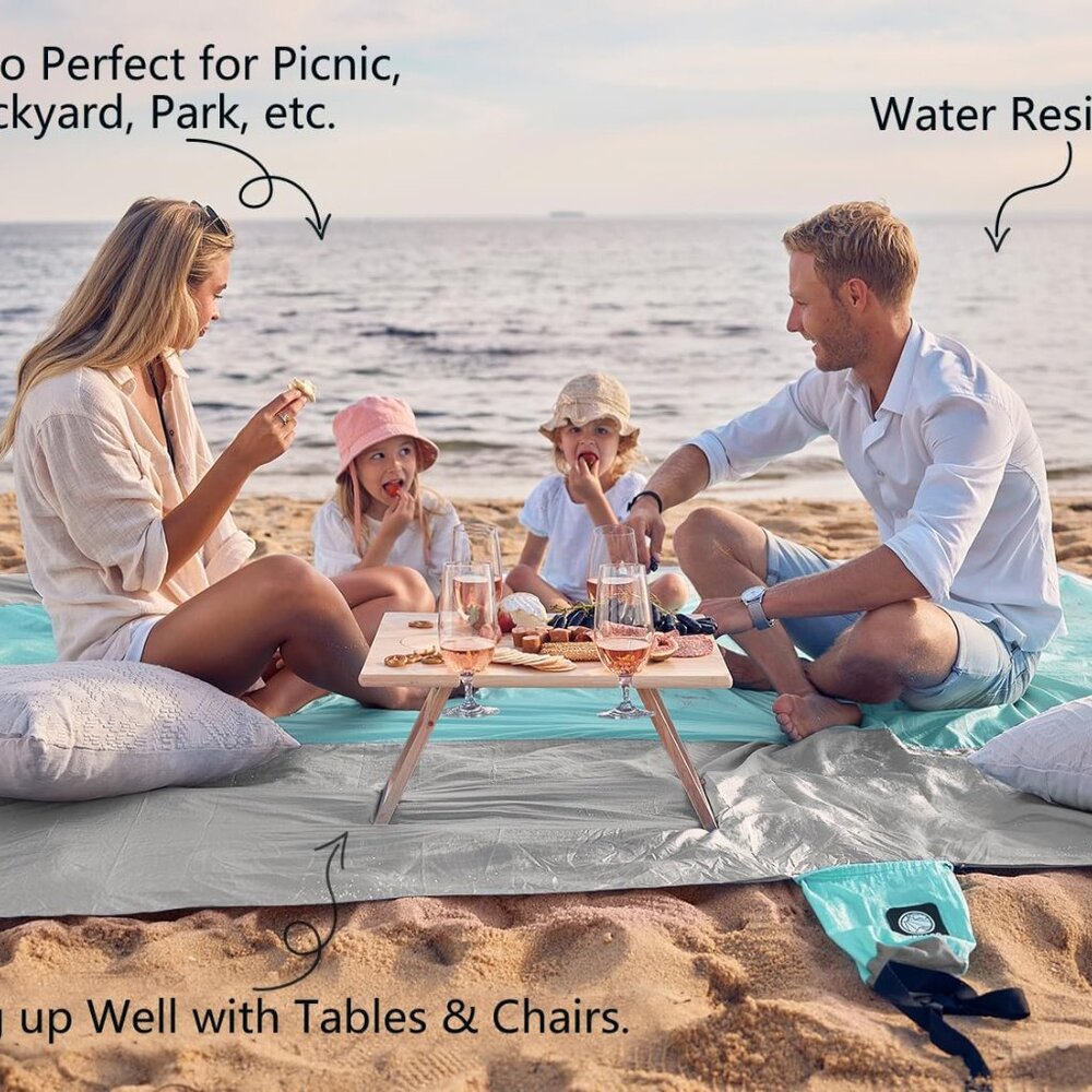 Durable Sandproof Beach Mat - Waterproof, Quick D… - image 4